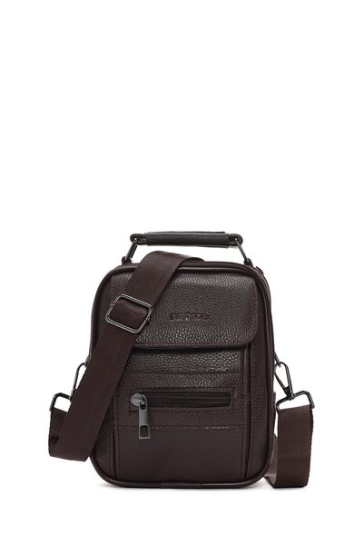 Men's Brown Messenger Bag 19Sbd3302Ft