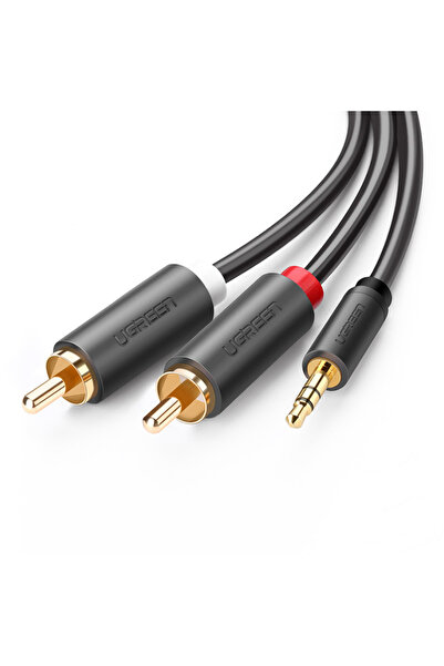 3.5 mm AUX RCA аудио кабел, 2 m, 10510