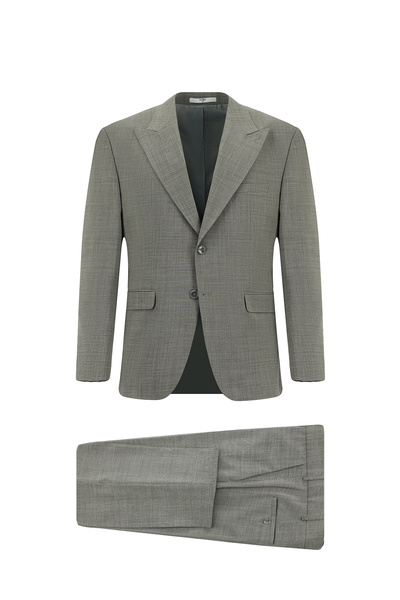 Regular Fit Woolen Plain Suit