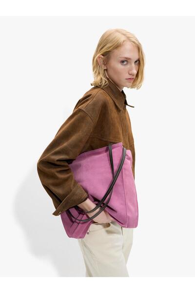 Women's Leather Shopper Bag