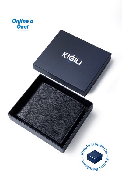 Card Holder Wallet with Flat Money Compartment and Gift Box