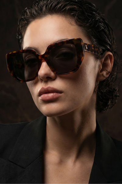 Zyrel Leopard Green Sunglasses