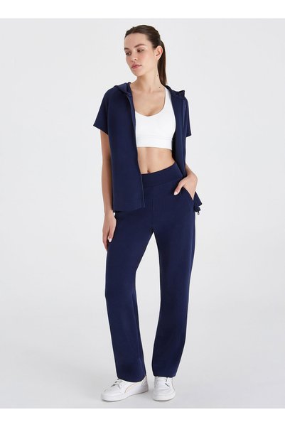 Light Navy Blue Women's Trousers Bobo626