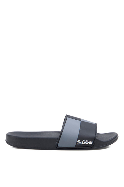 Black Men's Beach Slippers Zarden