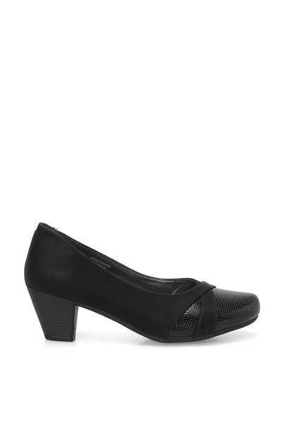 162989.Sz Black Women's Heeled Shoes
