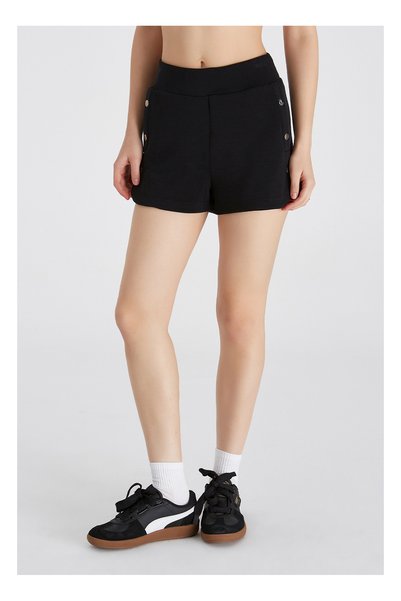 Black Women's Regular Fit Shorts Bobo778105