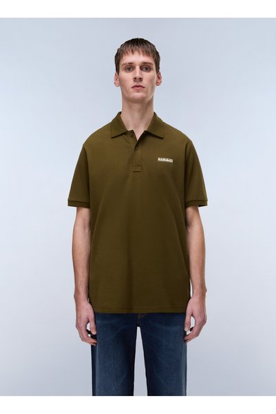 E-Small Box Ss-Np0A88Tqg3A1 Brown Men's Polo T-Shirt