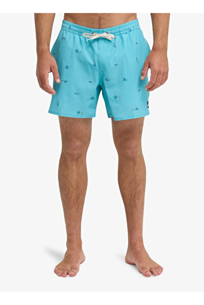 STRETCH PRINTED сини машки шорцеви за капење