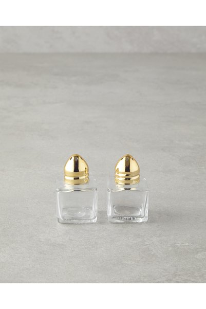 Lelia Cam 2-Piece Salt and Pepper Shakers 4X5 cm Gold