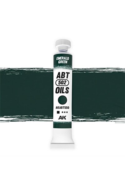 AK ABT560 20 ml. маслена боја, смарагдно зелена