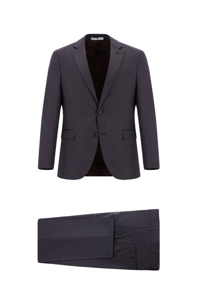 7 Drop Slim Fit Slim Fit Patterned Suit