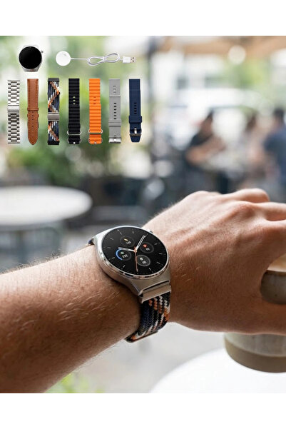 Паметен часовник со 7 каиши, Bluetooth повици, следење на пулс и спортски режим, мултифункционален