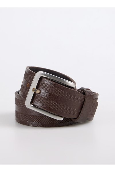 Brown Men's Belt 62 Alt 6005-4 cm D