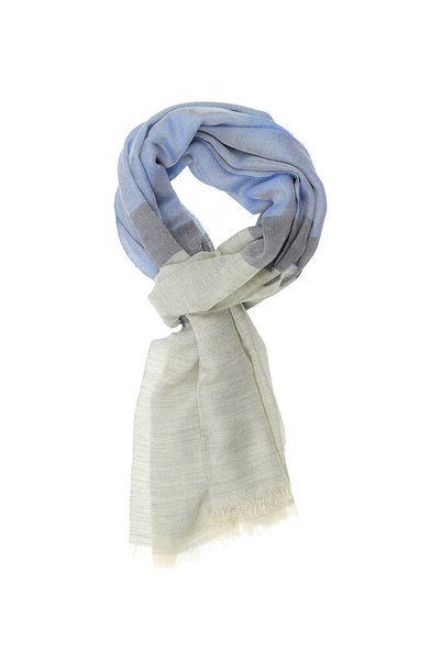 Italian Cashmere Striped Scarf
