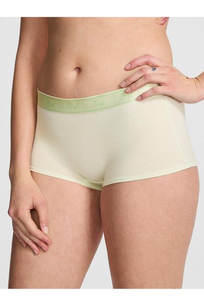 Cotton Boyshort Panties with Logo