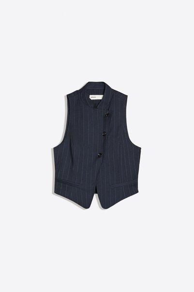 Double-Breasted Buttoned Vest