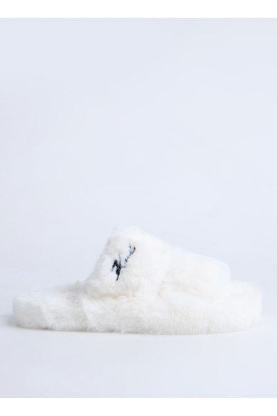 White Women's Slippers KL80674WF1