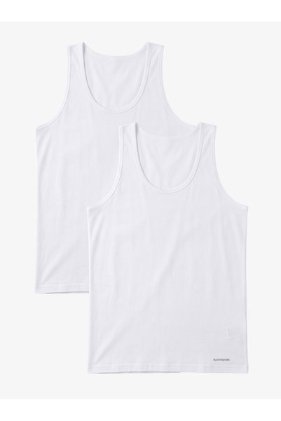 Men's Undershirt 2 Pack Loose Fit 9225 - White