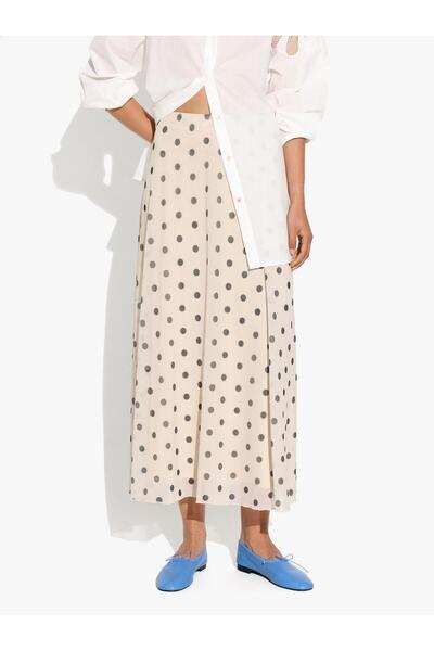 Women's Polka Dot Patterned Skirt