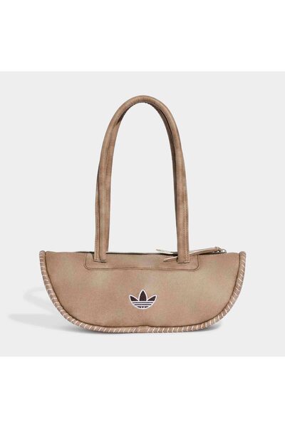 Elongated Bowling Women's Brown Shoulder Bag (Ks4135)