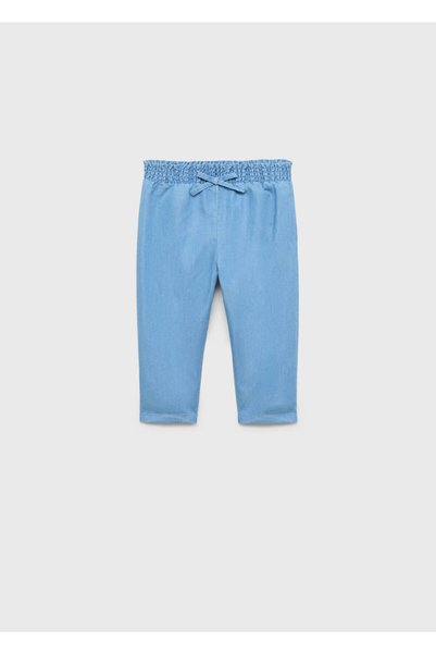 Pants with Ruffles on the Waist