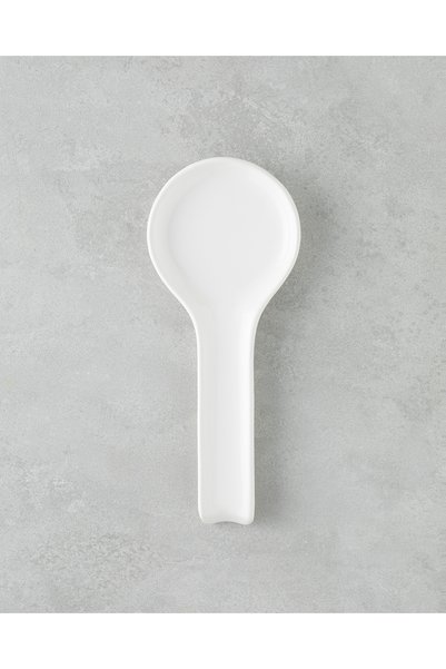 Hecha Ceramic Spoon Rest 27 cm Cream