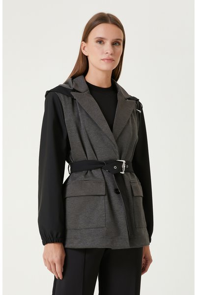 N-Tech Black Belted Jacket