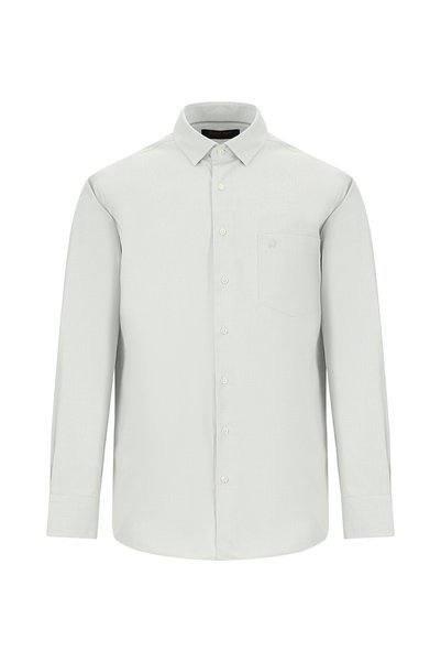 Long Sleeve Regular Fit Patterned Cotton Shirt