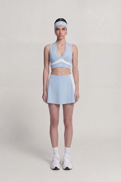 High Waist Stella Shorts Skirt Blue