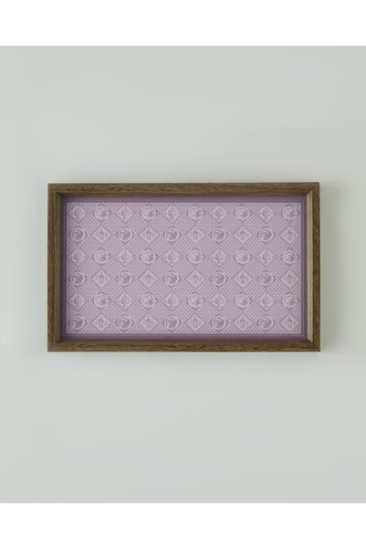 Hera Decorative Tray 16X26 cm Red