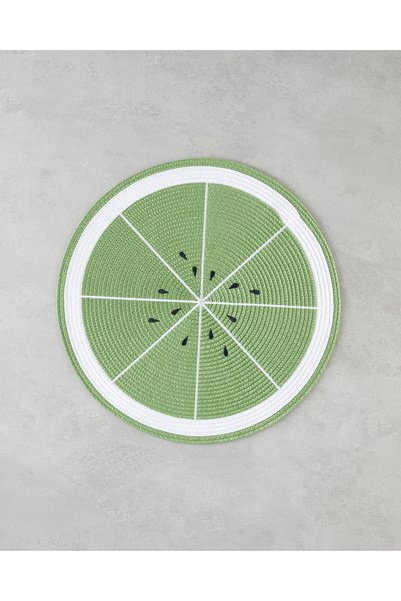 Summer Kiwi Pp 2-Piece Placemat Set 38 cm Green