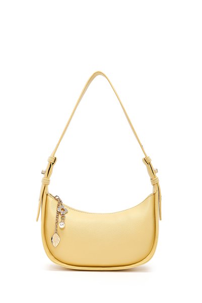 Women's Yellow Charm Shoulder Bag 26Pbd280318