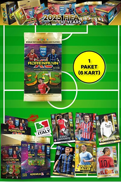 Panini Adrenalyn Fifa 365 - 2025 официјален пакет фудбалски картички