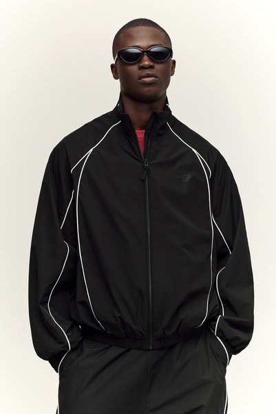 Contrast technical jacket