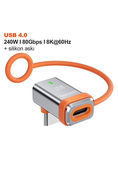 240W USB 4.0 целосно функционален адаптер | 80Gbps брз пренос на податоци | поддршка за 16K/8K 60Hz слика