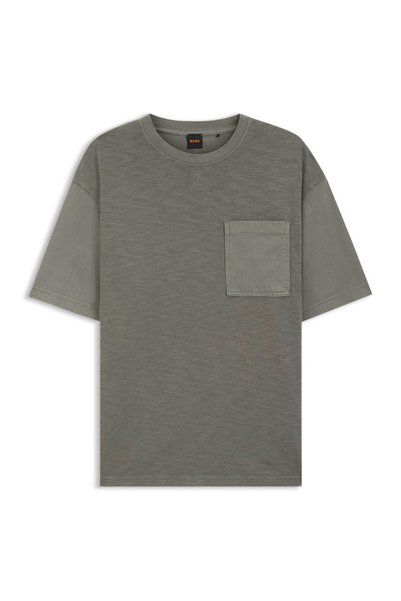 Khaki Men's Relaxed T-Shirt Te_Laser_50560372