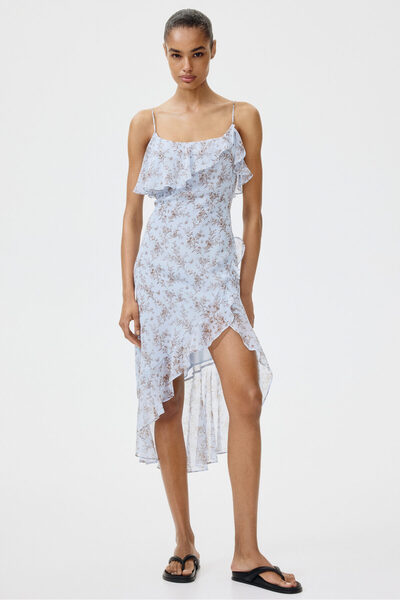 Colored and Strap Dress