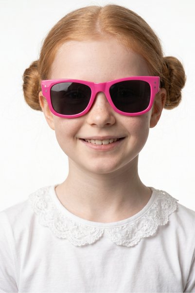 Atta Dark Pink Black Girls' Sunglasses