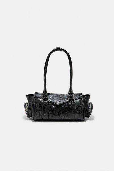 Long Shoulder Bag with Pockets