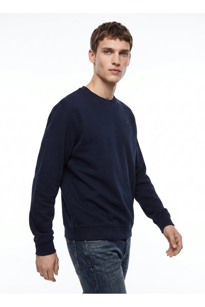 Navy Blue Men's Sweatshirt M4Wm-Swt-1982