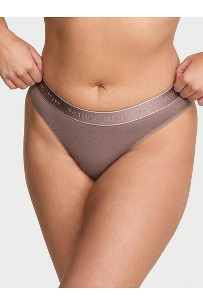 Logo Cotton Thong