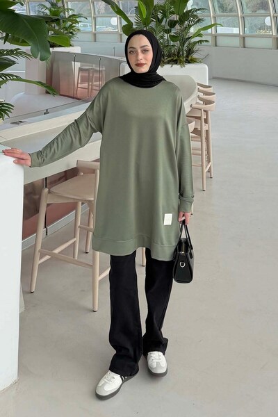 Two-Thread Arma Detailed Sweat Tunic Khaki
