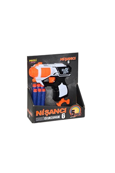 Играчка пиштол со сунѓерести стрели