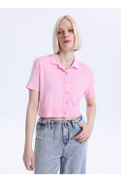 Pink Women's Cardigan J6Sl-Hrk7086