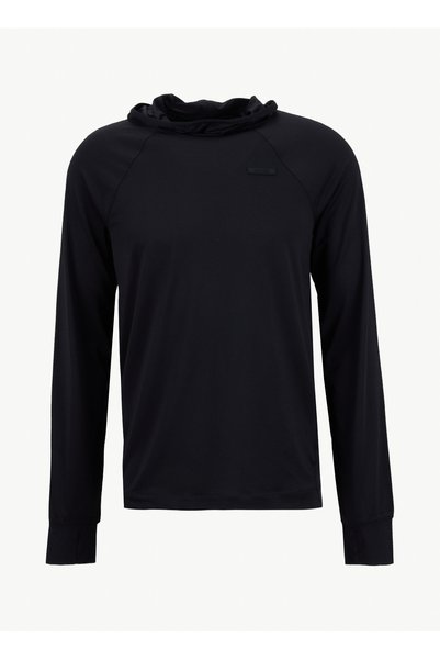 Jeans Black Men's Hooded Regular Fit Sweatshirt Lvgms5W351Ub1 Ls Tee