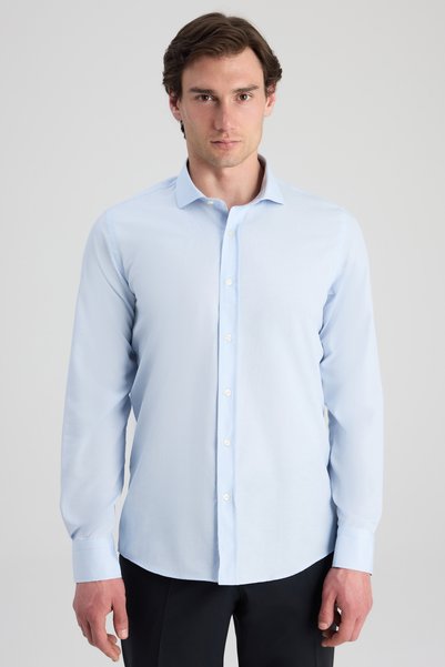 Ds Damat Slim Fit Blue Nano Care Shirt
