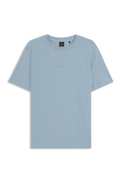Blue Men's Relaxed Logo Printed T-Shirt Tchup_50560372