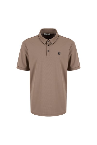 Beige Men's Slim Fit Text Printed T-Shirt Gu26Mss03051