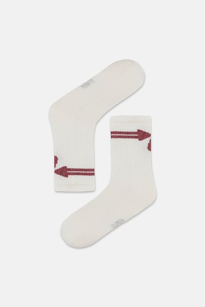 Lurex Bow Patterned Socks