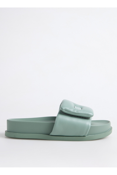 Green Women's Slippers XDP061